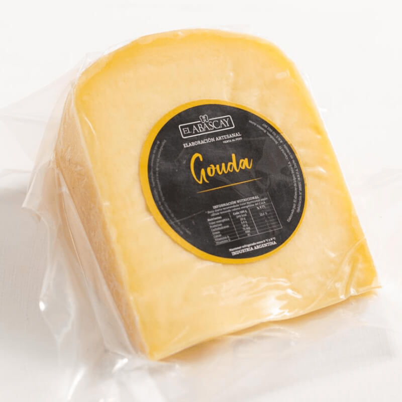 Queso Cuña de Gouda 300g aprox - El Abascay