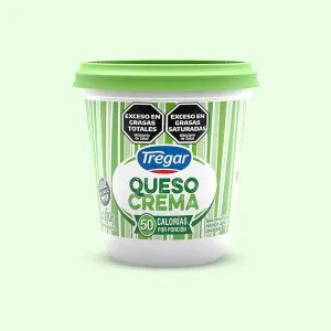 Queso crema light 280 grs - Tregar