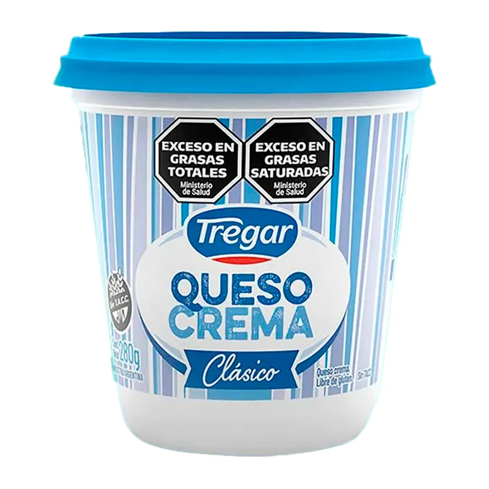 Queso crema clásico 280 grs - Tregar
