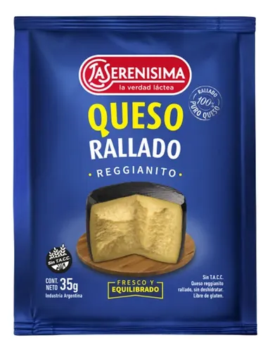 Queso Rallado x 35 gr - La Serenisima