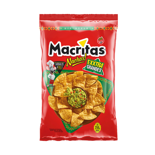 Nachos x 250grs - Macritas