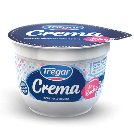 Crema de leche doble 200 grs - Tregar