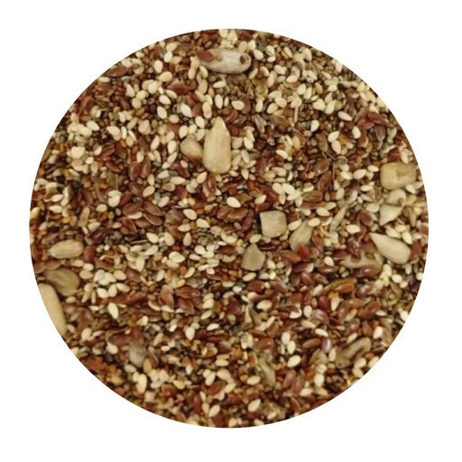 [038] Mix de semillas (chía+girasol+lino+sésamo) 250 g