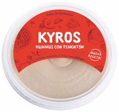 Hummus c/pimentón 230g - Kyros