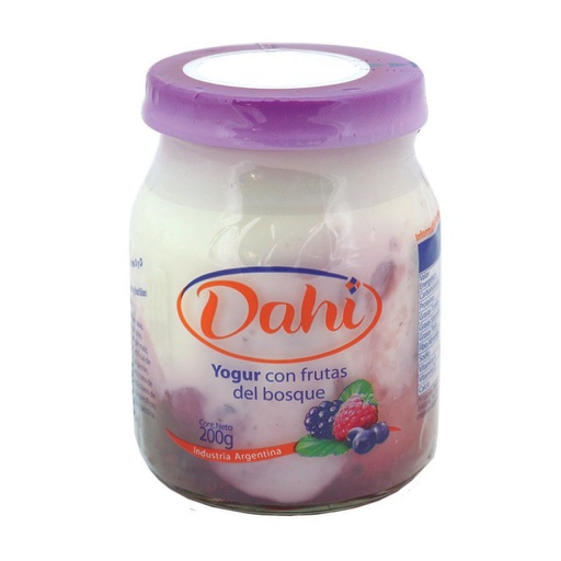 Yogur DESCREMADO con frutos del bosque- Dahi