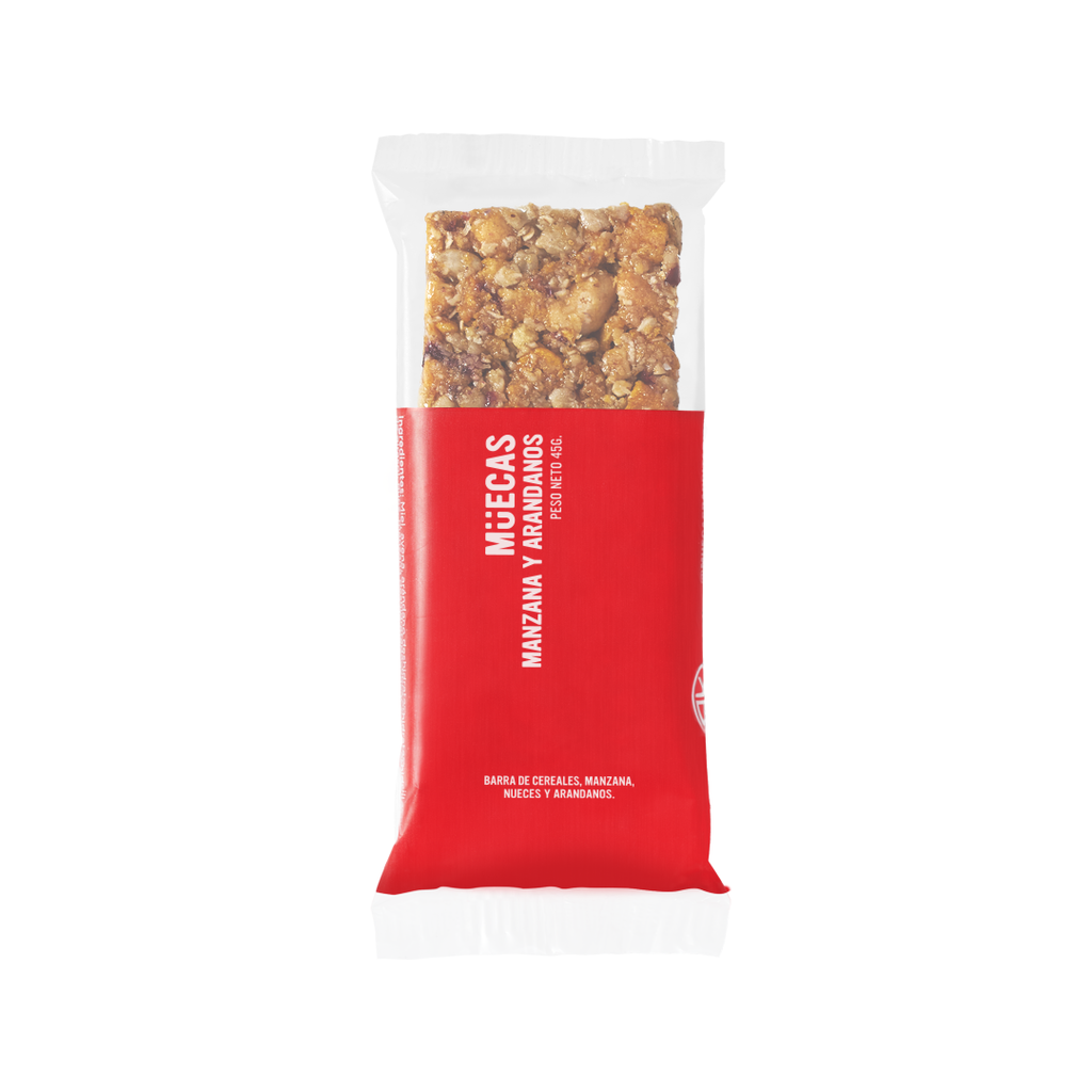 Barra de cereal manzana/arandanos - MUECAS