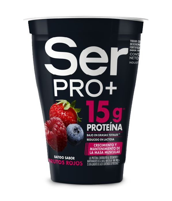 Ser Pro- Yogur Ser Proteina Sabor frutos rojos 175 g 