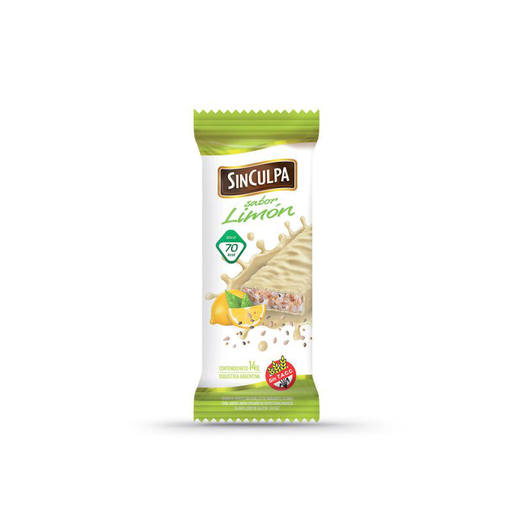 [551] Barrita sabor limón SIN TACC 14g - Sin Culpa