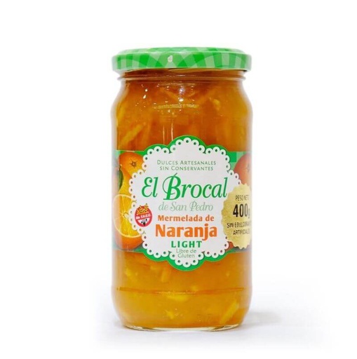 [737] Mermelada de Naranja Light 400g. - El Brocal