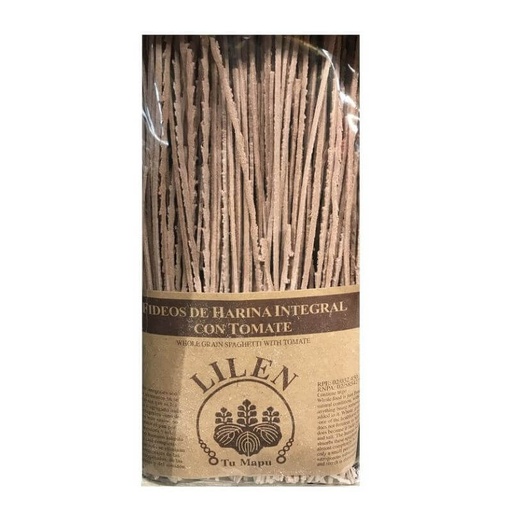 Tallarines integrales c/tomate 500g - Lilen