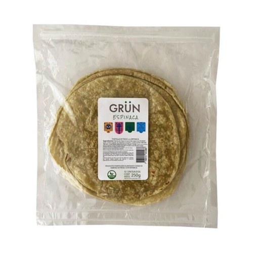 Tortilla de trigo espinaca - Grun