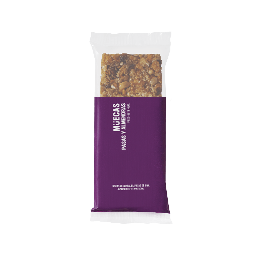 Barra de cereal pasas/almendras - MUECAS
